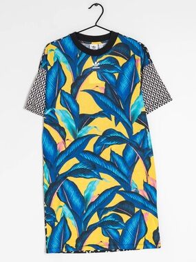 adidas Yellow Black Blue dress
